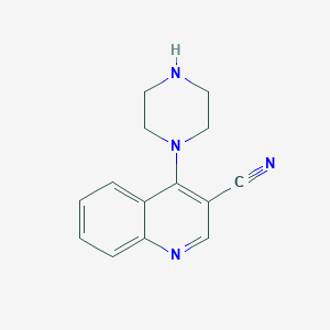 4-(Piperazin-1-yl)quinoline-3-carbonitrileͼƬ