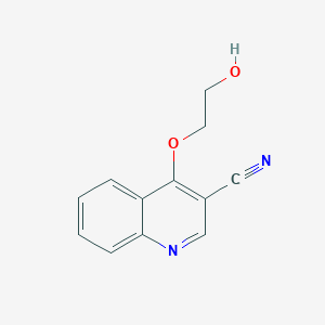 4-(2-Hydroxyethoxy)quinoline-3-carbonitrileͼƬ