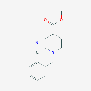 Methyl 1-[(2-cyanophenyl)methyl]piperidine-4-carboxylateͼƬ