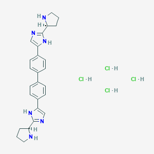 5,5'-[1,1'-Biphenyl]-4,4'-diylbis[2-(2S)-2-pyrrolidinyl-1H-imidazole] HydrochlorideͼƬ