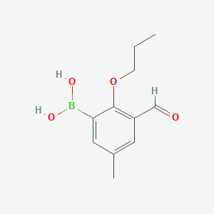 3-Formyl-5-methyl-2-propoxyphenylboronic acidͼƬ