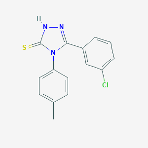 5-(3-Chlorophenyl)-4-(4-methylphenyl)-4H-1,2,4-triazole-3-thiolͼƬ