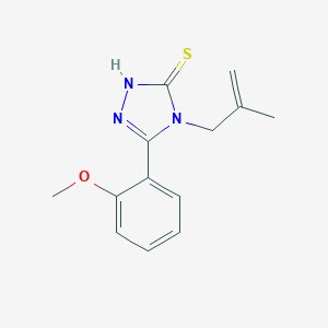 5-(2-Methoxyphenyl)-4-(2-methylprop-2-en-1-yl)-4H-1,2,4-triazole-3-thiolͼƬ