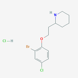 2-[2-(2-Bromo-4-chlorophenoxy)ethyl]piperidinehydrochlorideͼƬ