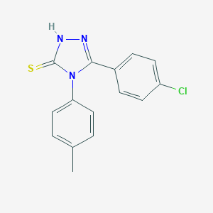 5-(4-Chlorophenyl)-4-(4-methylphenyl)-4H-1,2,4-triazole-3-thiolͼƬ