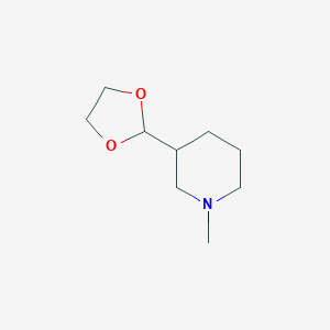 3-(1,3-Dioxolan-2-yl)-1-methylpiperidineͼƬ