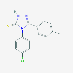 4-(4-Chlorophenyl)-5-(4-methylphenyl)-4H-1,2,4-triazole-3-thiolͼƬ