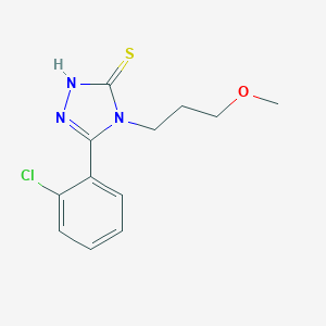 5-(2-Chlorophenyl)-4-(3-methoxypropyl)-4H-1,2,4-triazole-3-thiolͼƬ