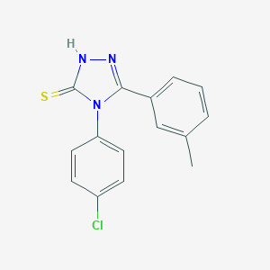 4-(4-Chlorophenyl)-5-(3-methylphenyl)-4H-1,2,4-triazole-3-thiolͼƬ