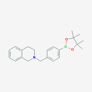 2-[4-(4,4,5,5-Tetramethyl-[1,3,2]dioxaborolan-2-Yl)-benzyl]-1,2,3,4-tetrahydro-isoquinolineͼƬ