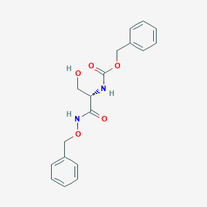 (S)-[1-[(Benzyloxy)carbamoyl]-2-hydroxyethyl]carbamic Acid Benzyl EsterͼƬ