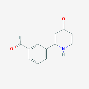 2-(3-Formylphenyl)-4-hydroxypyridineͼƬ