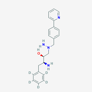 Des-N-(methoxycarbonyl)-L-tert-leucine Atazanavir-d5 TrihydrochlorideͼƬ