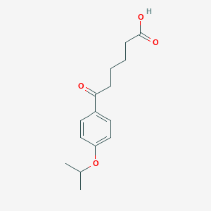 6-Oxo-6-(4-isopropoxyphenyl)hexanoic acidͼƬ