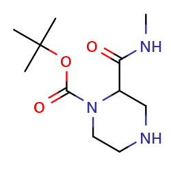 tert-butyl2-(methylcarbamoyl)piperazine-1-carboxylateͼƬ