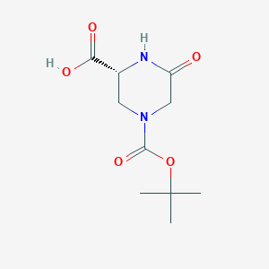 (2R)-4-tert-butoxycarbonyl-6-oxo-piperazine-2-carboxylicacidͼƬ