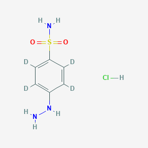 (4-Sulfamoylphenyl)hydrazine-d4 HydrochlorideͼƬ