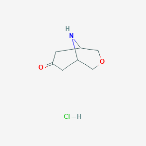 3-oxa-9-azabicyclo[3,3,1]nonan-7-one hydrochlorideͼƬ