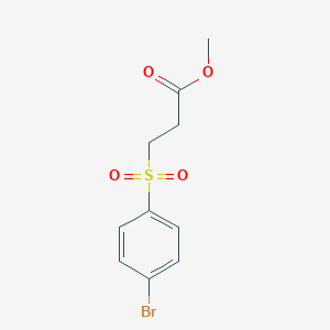 methyl 3-(4-bromobenzenesulfonyl)propanoateͼƬ