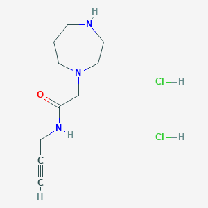 2-(1,4-diazepan-1-yl)-N-(prop-2-yn-1-yl)acetamide dihydrochlorideͼƬ