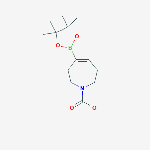 tert-butyl4-(4,4,5,5-tetramethyl-1,3,2-dioxaborolan-2-yl)-2,3,6,7-tetrahydro-1H-azepine-1-carboxylateͼƬ