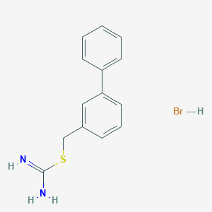 2-([1,1'-Biphenyl]-3-ylmethyl)isothiouronium BromideͼƬ