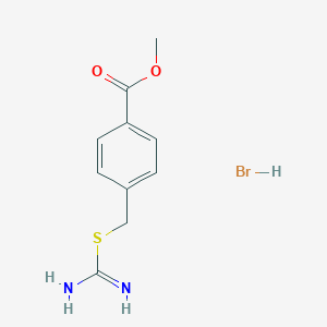 Methyl 4-[(Carbamimidoylsulfanyl)methyl]benzoate HydrobromideͼƬ