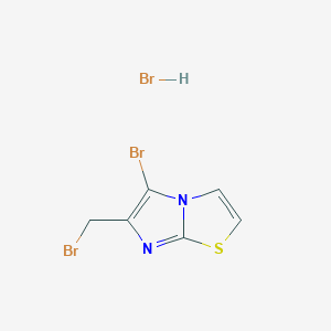 5-bromo-6-(bromomethyl)imidazo[2,1-b][1,3]thiazole hydrobromideͼƬ