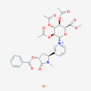 trans-3'-Benzoyloxy Cotinine 2,3,4-Tri-O-acetyl-N--D-glucuronide Methyl Ester BromideͼƬ