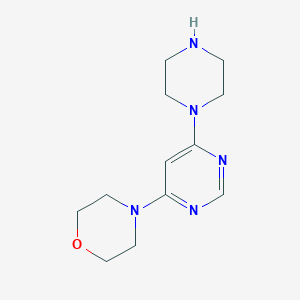 4-(6-Piperazin-1-ylpyrimidin-4-yl)morpholineͼƬ