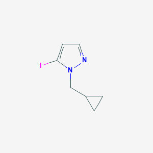 1-(Cyclopropylmethyl)-5-iodopyrazoleͼƬ