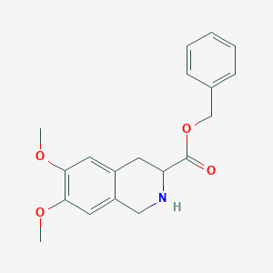 (s)-1,2,3,4-tetrahydro-6,7-dimethoxyisoquinoline-3-carboxylic acid benzyl esterͼƬ