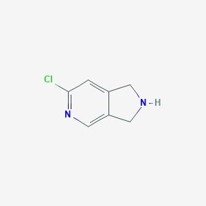 6-chloro-1H,2H,3H-pyrrolo[3,4-c]pyridineͼƬ