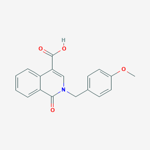 2-(4-Methoxybenzyl)-1-oxo-1,2-dihydroisoquinoline-4-carboxylic acidͼƬ