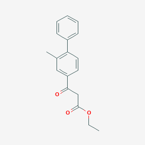 Ethyl(3-methyl-4-phenylbenzoyl)acetateͼƬ