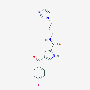 4-(4-Fluorobenzoyl)-N-[3-(1H-imidazol-1-yl)propyl]-1H-pyrrole-2-carboxamideͼƬ