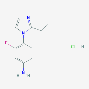 4-(2-ethyl-1H-imidazol-1-yl)-3-fluoroanilineͼƬ