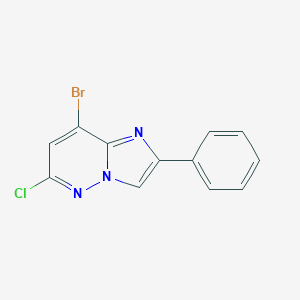 8-Bromo-6-chloro-2-phenylimidazo[1,2-b]pyridazineͼƬ