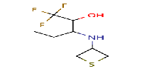 1,1,1-trifluoro-3-[(thietan-3-yl)amino]pentan-2-olͼƬ