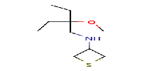 N-(2-ethyl-2-methoxybutyl)thietan-3-amineͼƬ