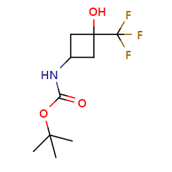 tert-butylN-[3-hydroxy-3-(trifluoromethyl)cyclobutyl]carbamateͼƬ