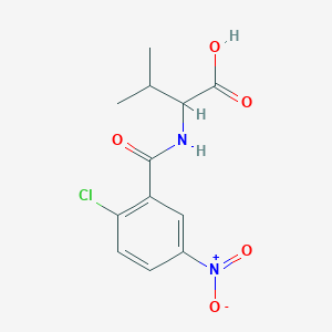 2-[(2-chloro-5-nitrophenyl)formamido]-3-methylbutanoic acidͼƬ