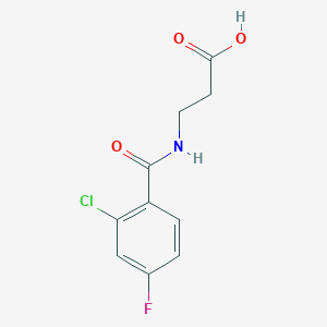 3-[(2-Chloro-4-fluorophenyl)formamido]propanoic AcidͼƬ