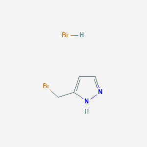 3-(Bromomethyl)-1H-pyrazole HydrobromideͼƬ