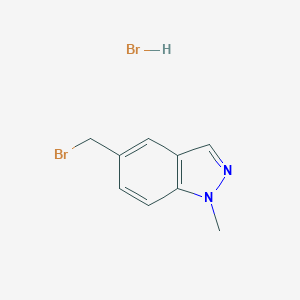 5-(Bromomethyl)-1-methyl-1H-indazole HydrobromideͼƬ