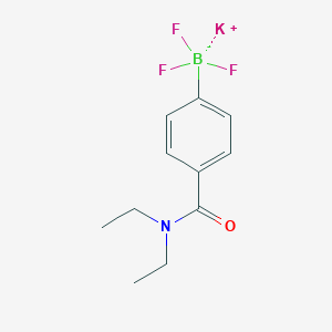 Potassium [4-(Diethylamine-1-carbonyl)phenyl]trifluoroborateͼƬ