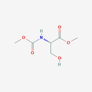 N-(Methoxycarbonyl)-L-serine Methyl EsterͼƬ