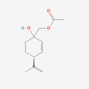 (4R)-1-Hydroxy-4-(1-methylethenyl)-2-cyclohexene-1-methanol 1-Acetate(Mixture of Diastereomers)ͼƬ