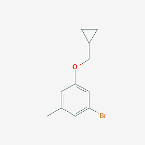 1-Bromo-3-(cyclopropylmethoxy)-5-methylbenzeneͼƬ