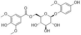 4-Hydroxy-2-methoxyphenol 1-O-(6-O-syringoyl)glucosideͼƬ